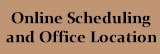 Online Scheduling and Office Location
